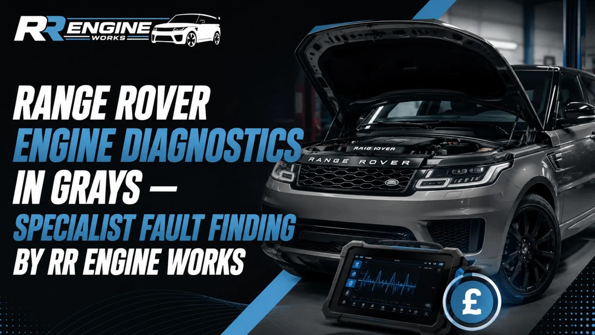 Range Rover Engine Diagnostics in Grays, Specialist Fault Finding by RR Engine Works