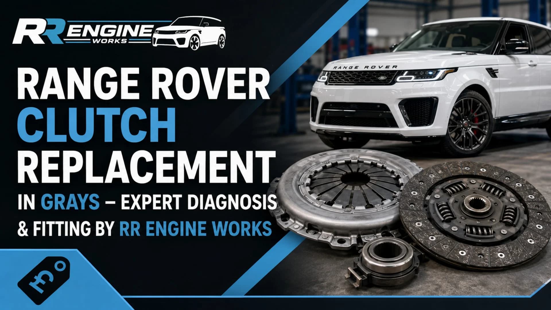 Range Rover Clutch Replacement in Grays – Expert Diagnosis & Fitting by RR Engineworks