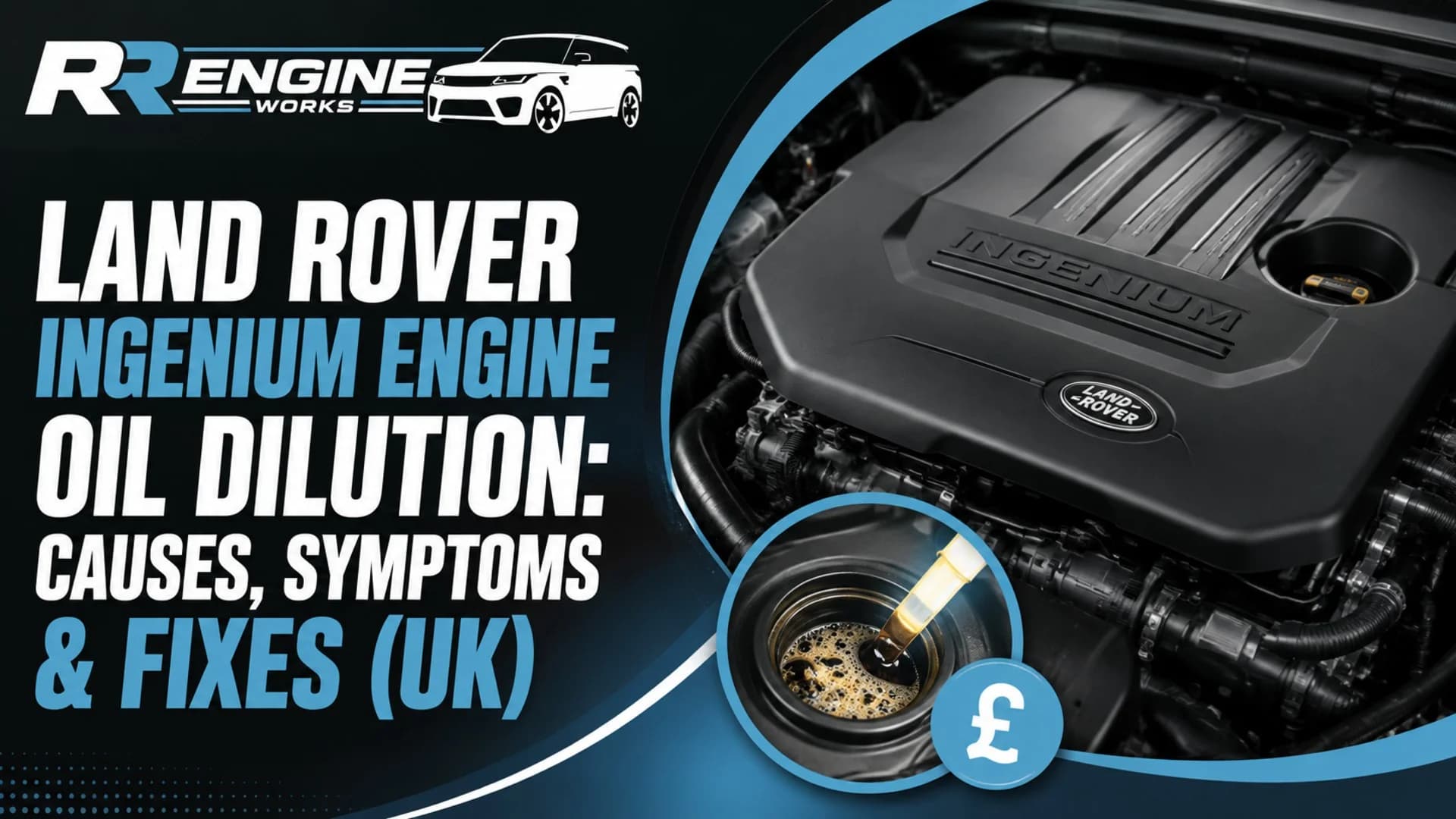 Land Rover Ingenium Engine Oil Dilution: Causes, Symptoms & Fixes (UK)