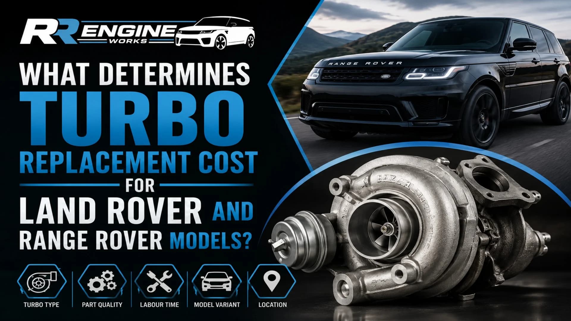 Turbo Replacement Cost for Land Rover and Range Rover: What Really Affects the Price