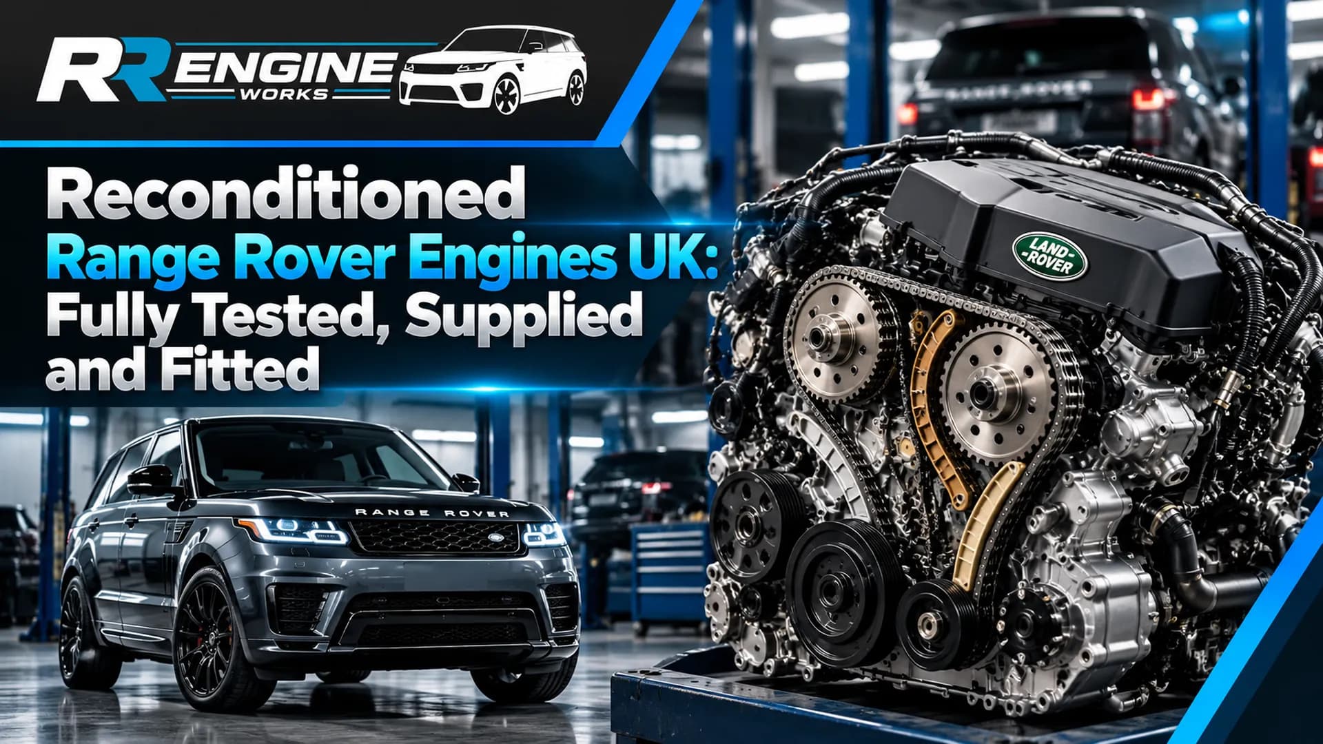 Reconditioned Range Rover Engines UK: Fully Tested, Supplied and Fitted