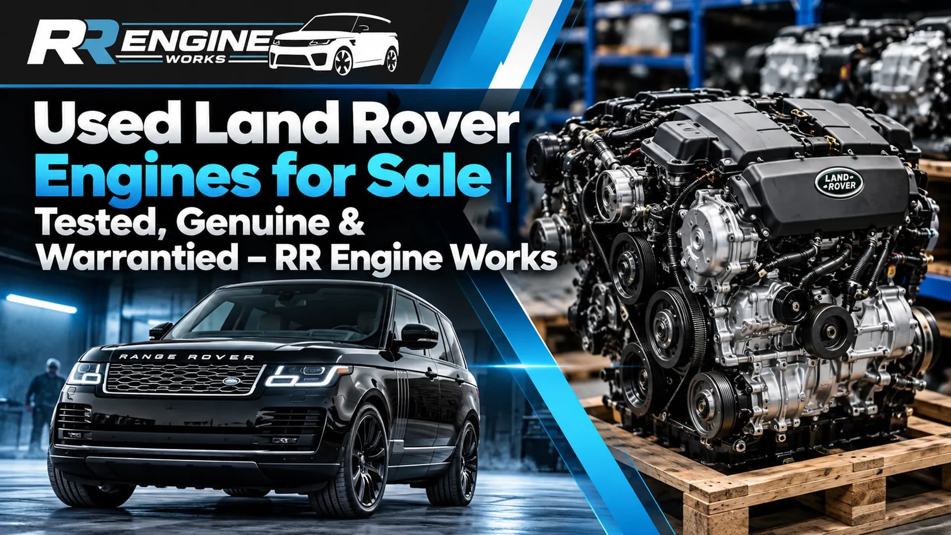 Used Land Rover Engines for Sale | Tested, Genuine & Warrantied – RR Engine Works