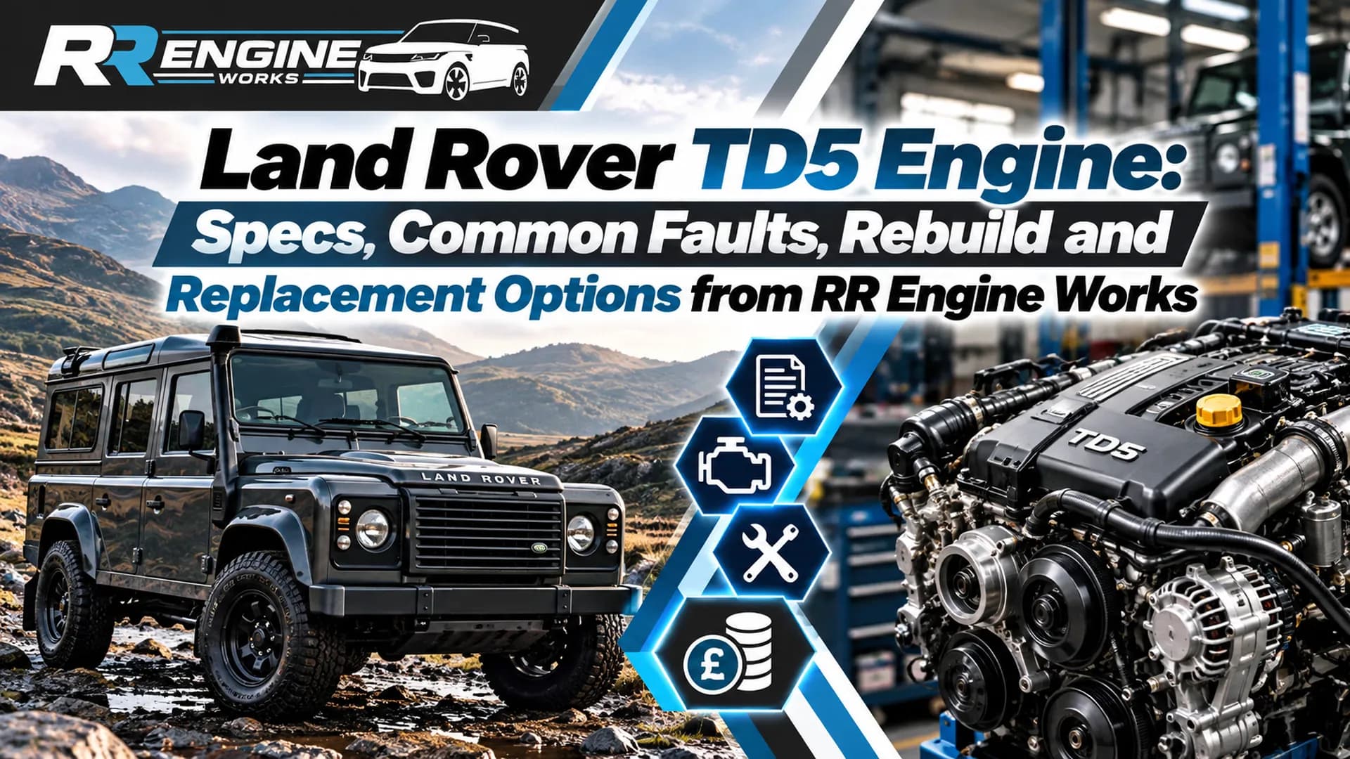 Land Rover TD5 Engine: Specs, Common Faults, Rebuild and Replacement Options from RR Engine Works