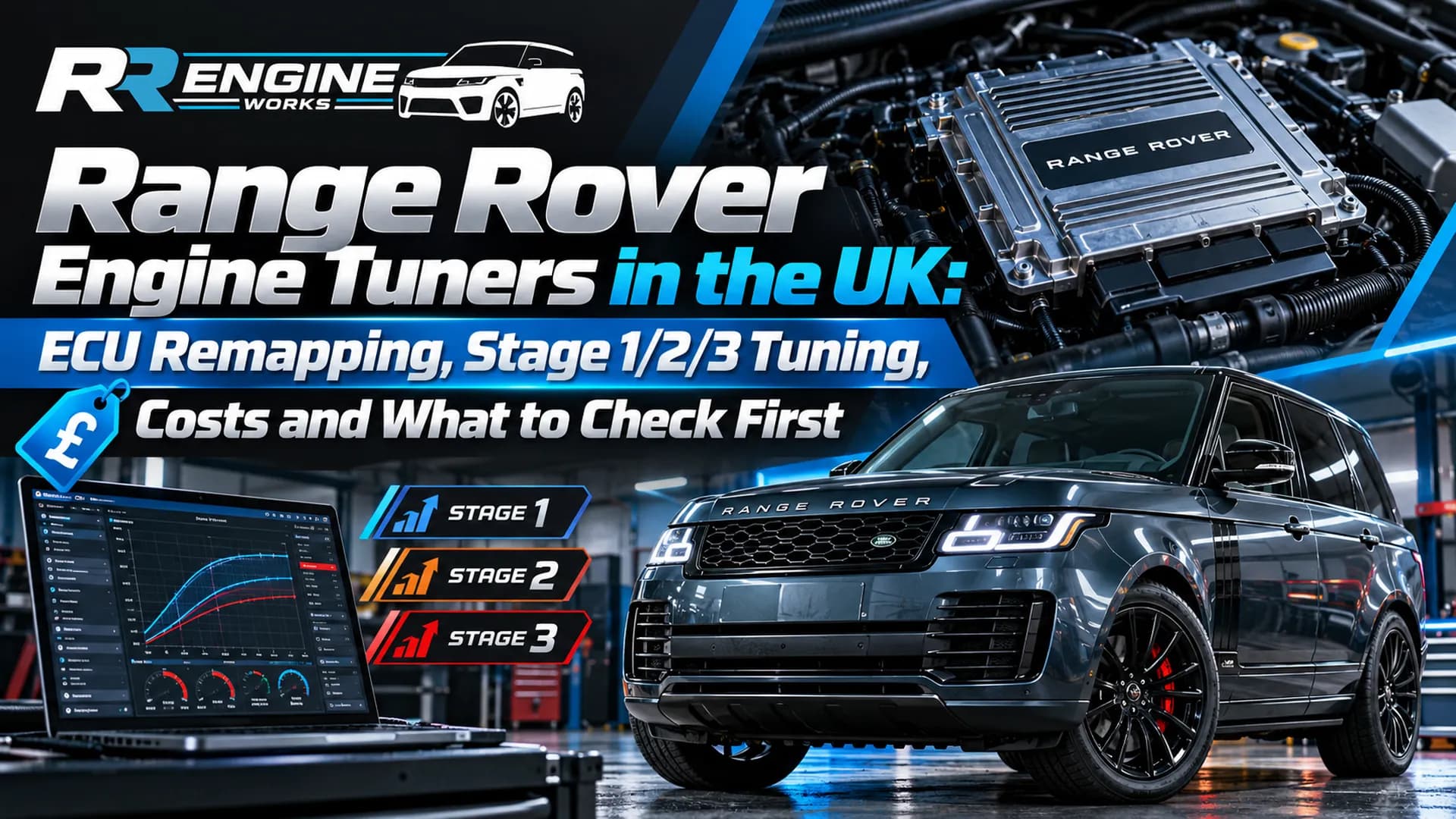Range Rover Engine Tuners in the UK: ECU Remapping, Stage 1/2/3 Tuning, Costs and What to Check First