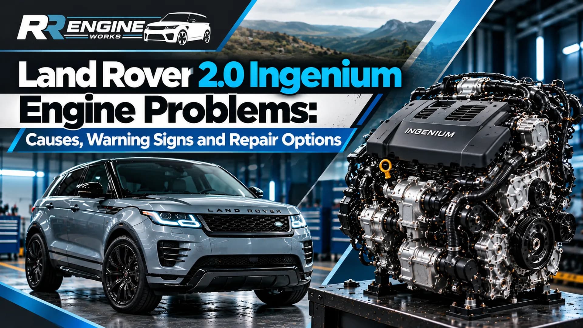 Land Rover 2.0 Ingenium Engine Problems: Causes, Warning Signs and Repair Options
