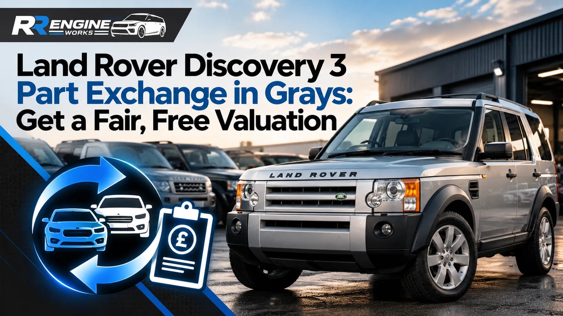 Land Rover Discovery 3 Part Exchange in Grays: Get a Fair, Free Valuation