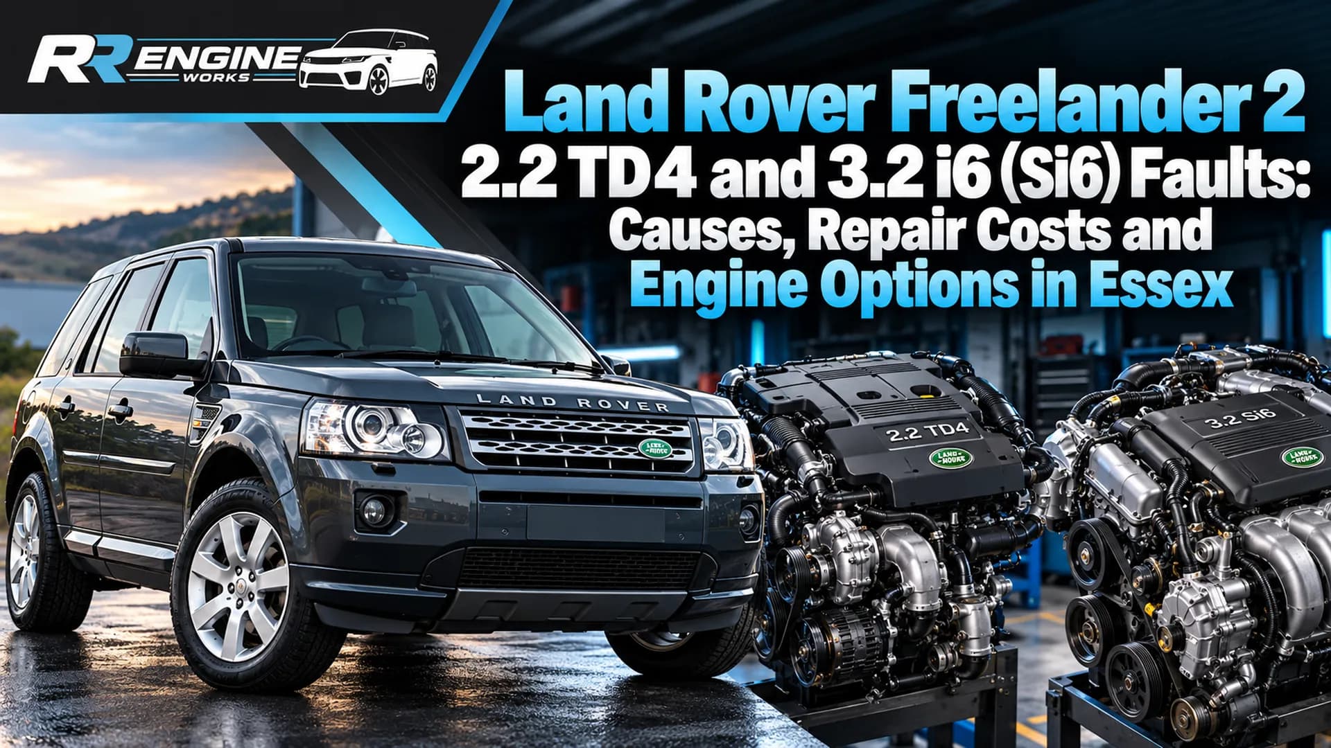 Land Rover Freelander 2 2.2 TD4 and 3.2 i6 (Si6) Faults: Causes, Repair Costs and Engine Options in Essex