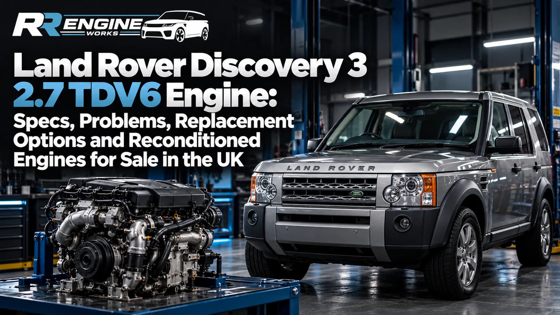 Land Rover Discovery 3 2.7 TDV6 Engine: Specs, Problems, Replacement Options and Reconditioned Engines for Sale in the UK