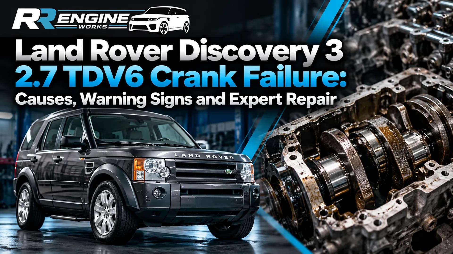Land Rover Discovery 3 2.7 TDV6 Crank Failure: Causes, Warning Signs and Expert Repair