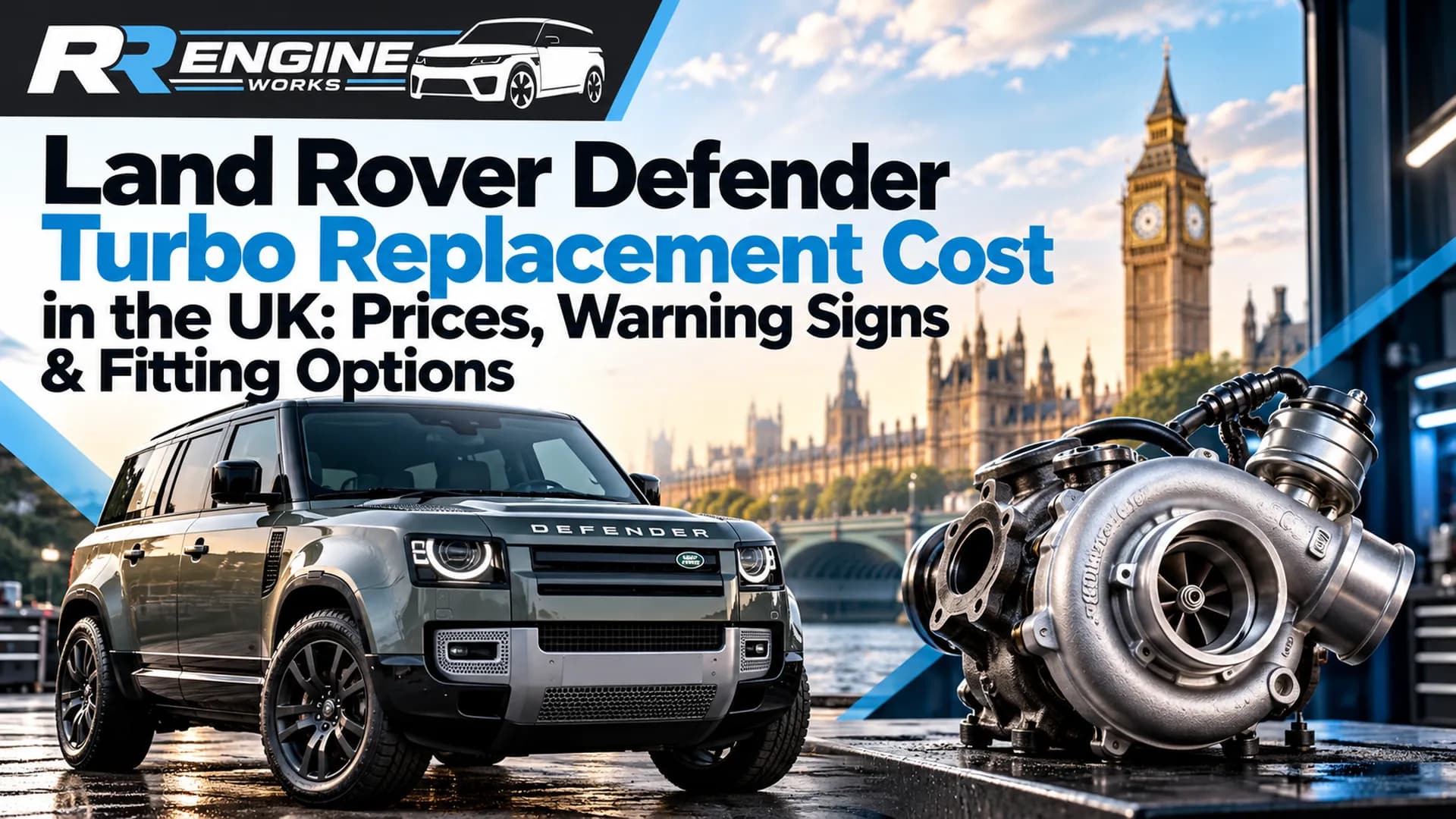 Land Rover Defender Turbo Replacement Cost in the UK: What Affects the Price, Warning Signs & Fitting Options