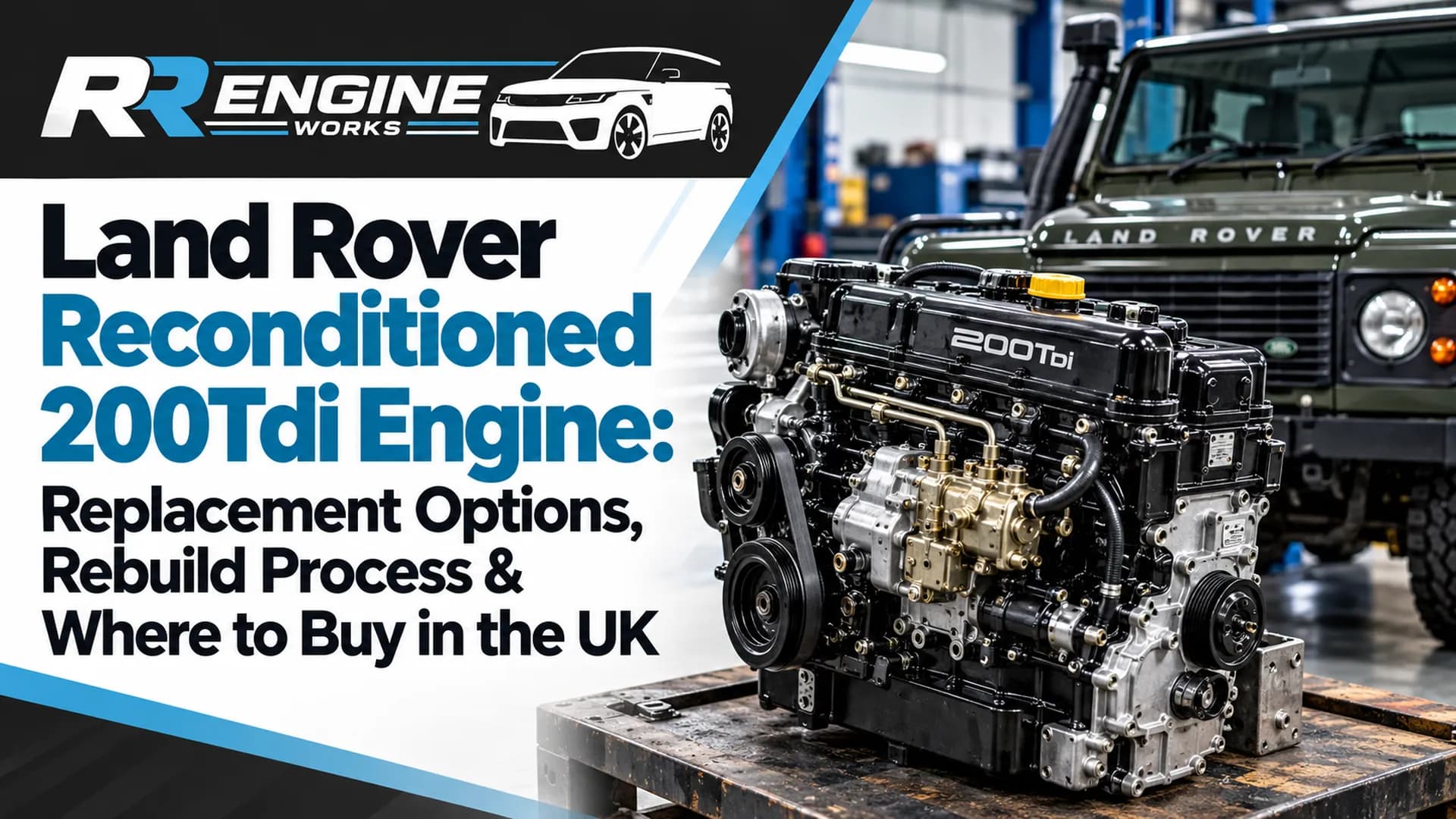 Land Rover Reconditioned 200Tdi Engine: Replacement Options, Rebuild Process & Where to Buy in the UK