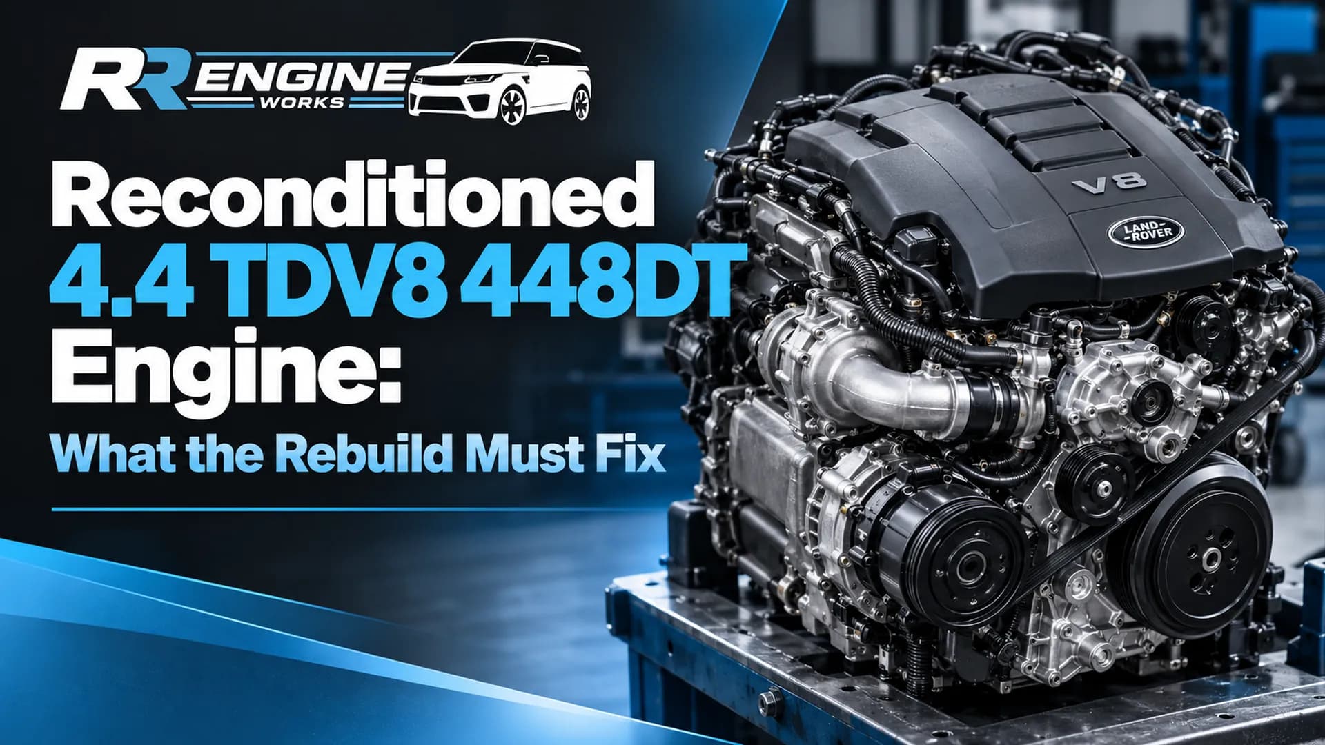 Reconditioned 4.4 TDV8 448DT Engine: What the Rebuild Must Fix