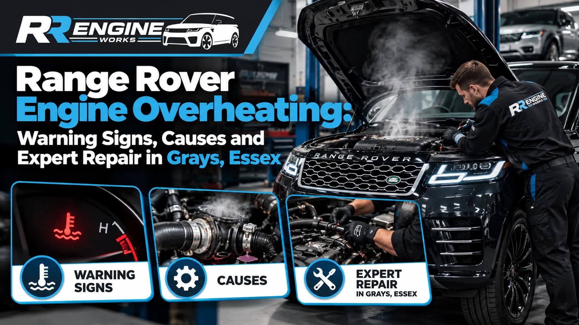 Range Rover Engine Overheating: Warning Signs, Causes and Expert Repair in Grays, Essex